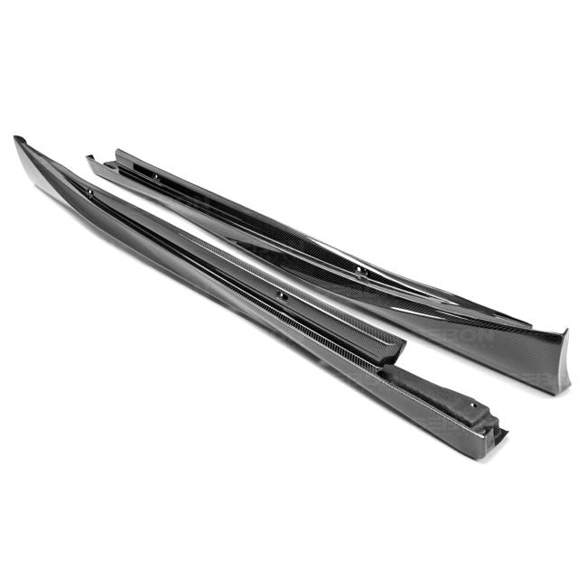 Seibon Carbon SS14LXIS-OE OEM-style carbon fiber side skirts for 2014-2020 Lexus IS 200T/250/300/350