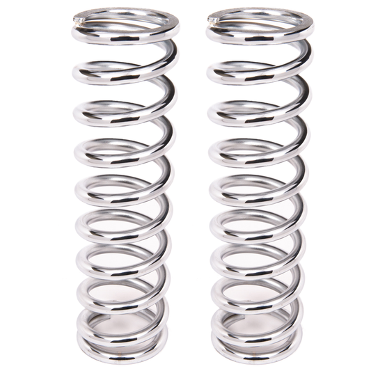 Aldan American Coil-Over-Spring 100 lbs./in. Rate 12 in. Length 2.5 in. I.D. Chrome Pair 12-100CH2