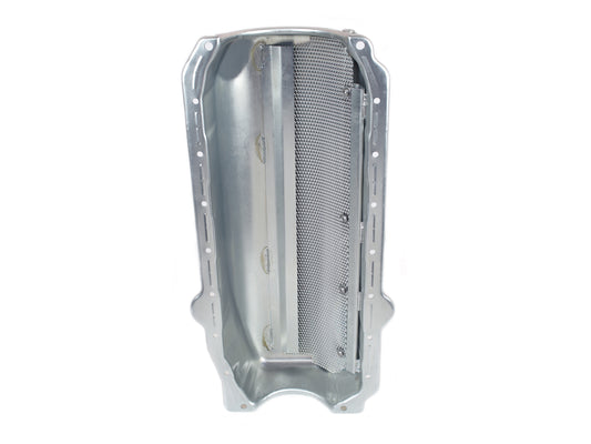 Canton 12-101 Oil Pan Small Block Chevy Pre-85 Shallow Dry Sump Right Hand Exits