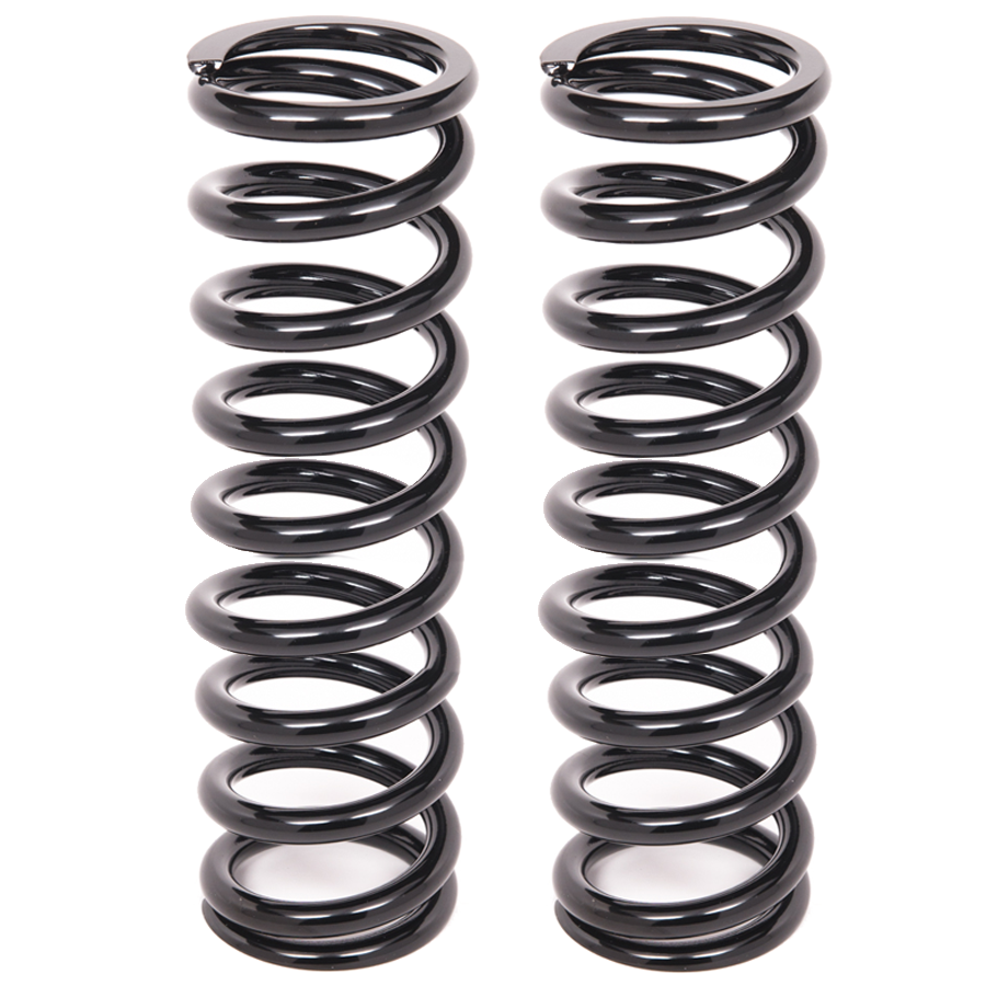 Aldan American Coil-Over-Spring 250 lbs./in. Rate 12 in. Length 2.5 in. I.D. Black Pair 12-250BK2