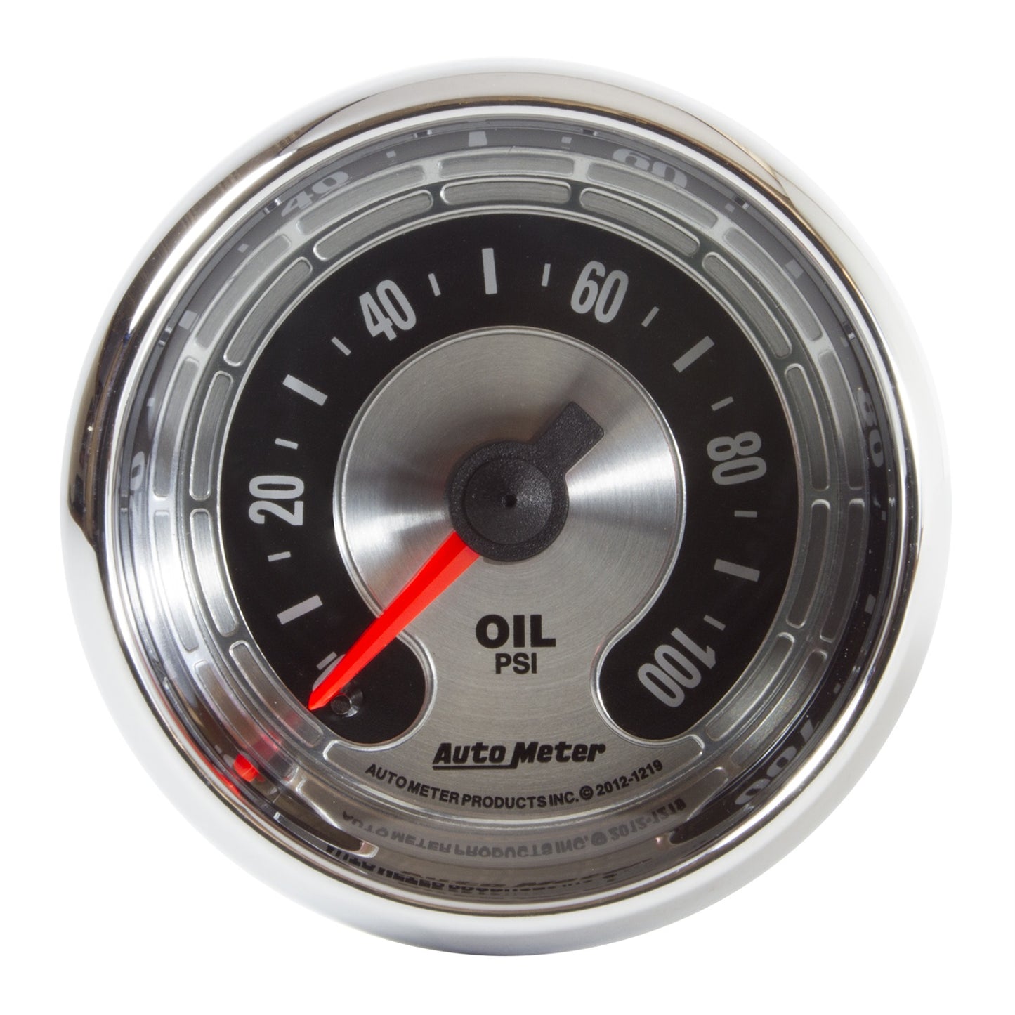 AutoMeter 2-1/16 in. OIL PRESSURE 0-100 PSI AMERICAN MUSCLE 1219