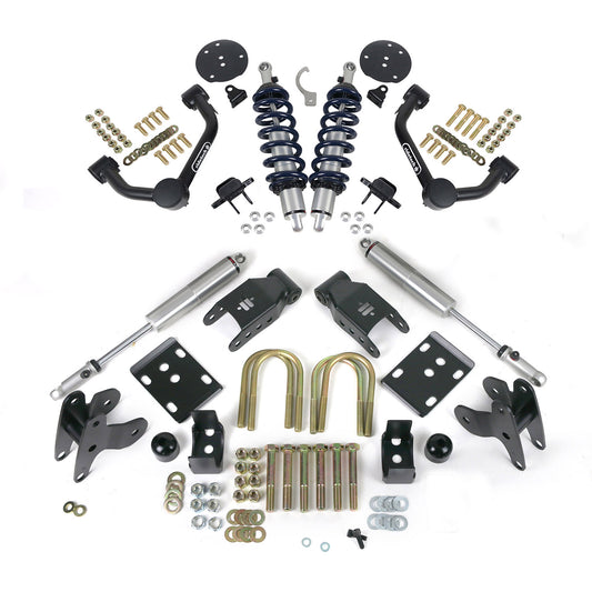 Ridetech lowering system for 2015-2023 F-150 4WD. 12290115