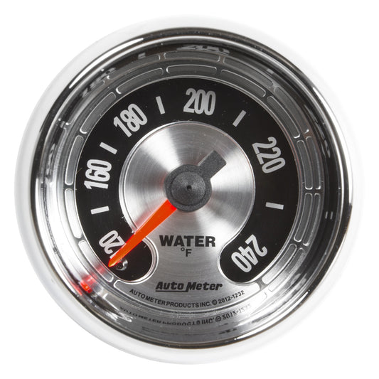AutoMeter 2-1/16 in. WATER TEMPERATURE 100-240 Fahrenheit AMERICAN MUSCLE 1232
