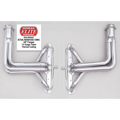 Hedman Hedders ELITE HEADERS; 1-5/8 IN. TUBE DIA.; 3 IN. COLL.; FULL LENGTH DESIGN 61308