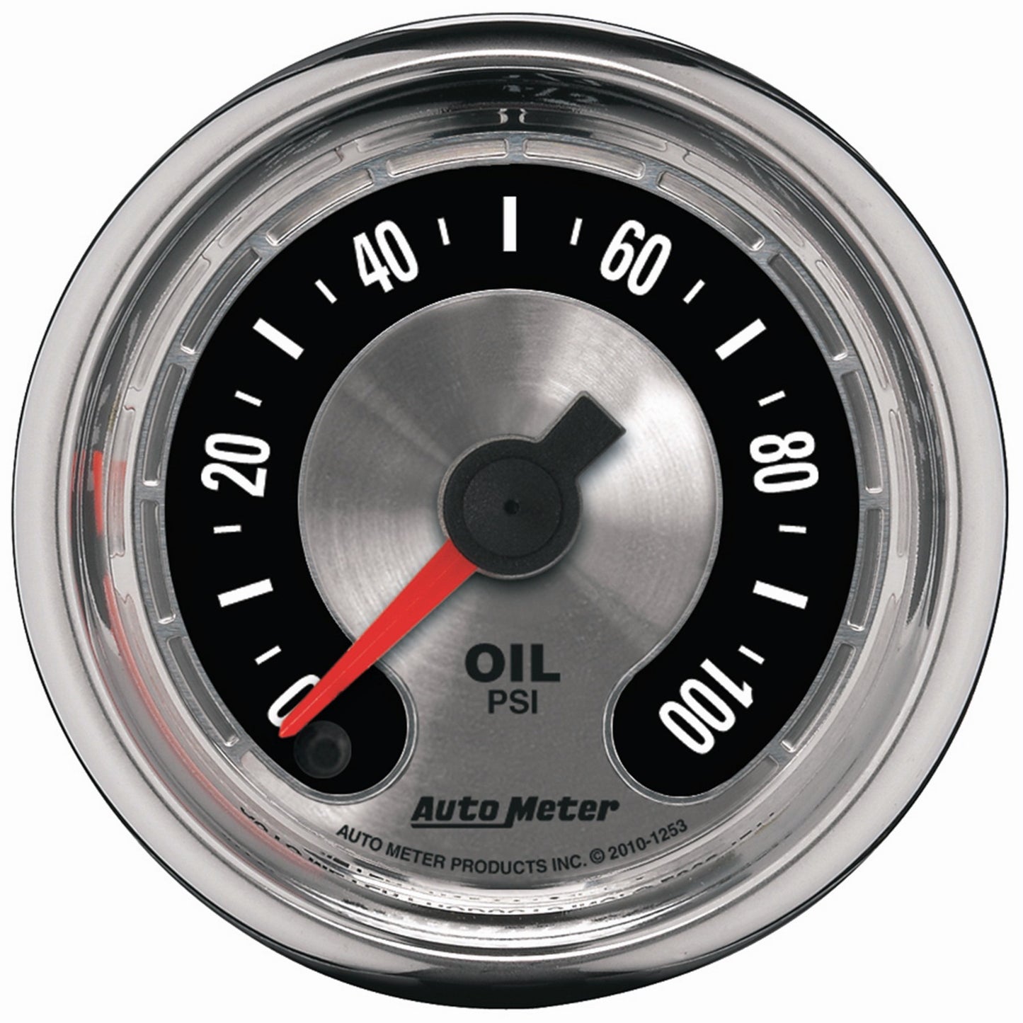 AutoMeter 2-1/16 in. OIL PRESSURE 0-100 PSI AMERICAN MUSCLE 1253