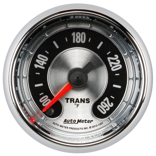 AutoMeter 2-1/16 in. TRANSMISSION TEMPERATURE 100-260 Fahrenheit AMERICAN MUSCLE 1257