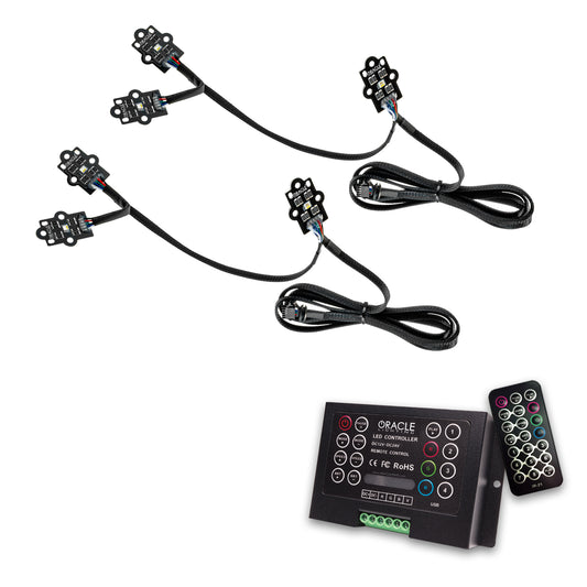 Oracle Lighting 2019-2020 GMC Sierra ORACLE ColorSHIFT RGB+W Headlight DRL Upgrade