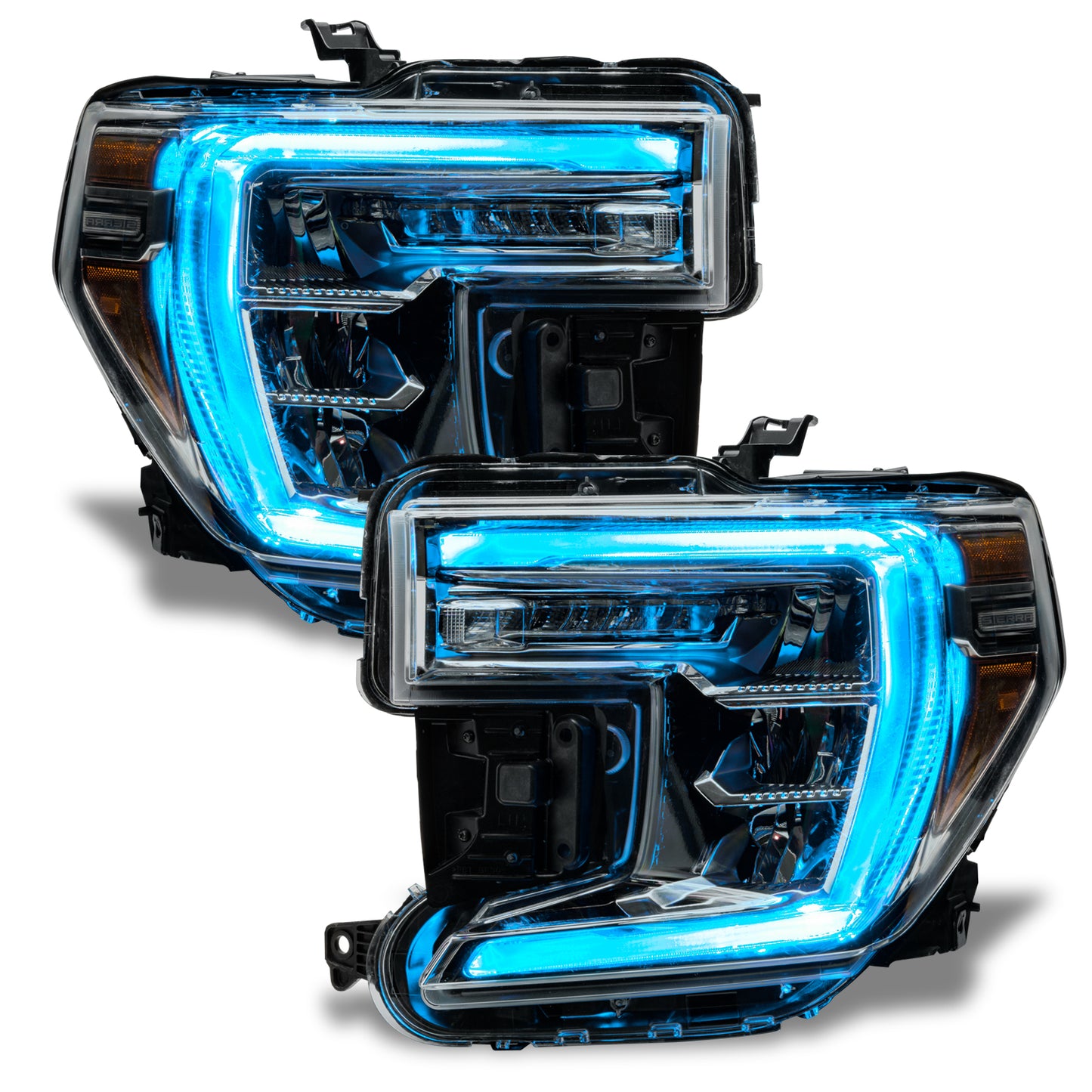 Oracle Lighting 2019-2020 GMC Sierra ORACLE ColorSHIFT RGB+W Headlight DRL Upgrade
