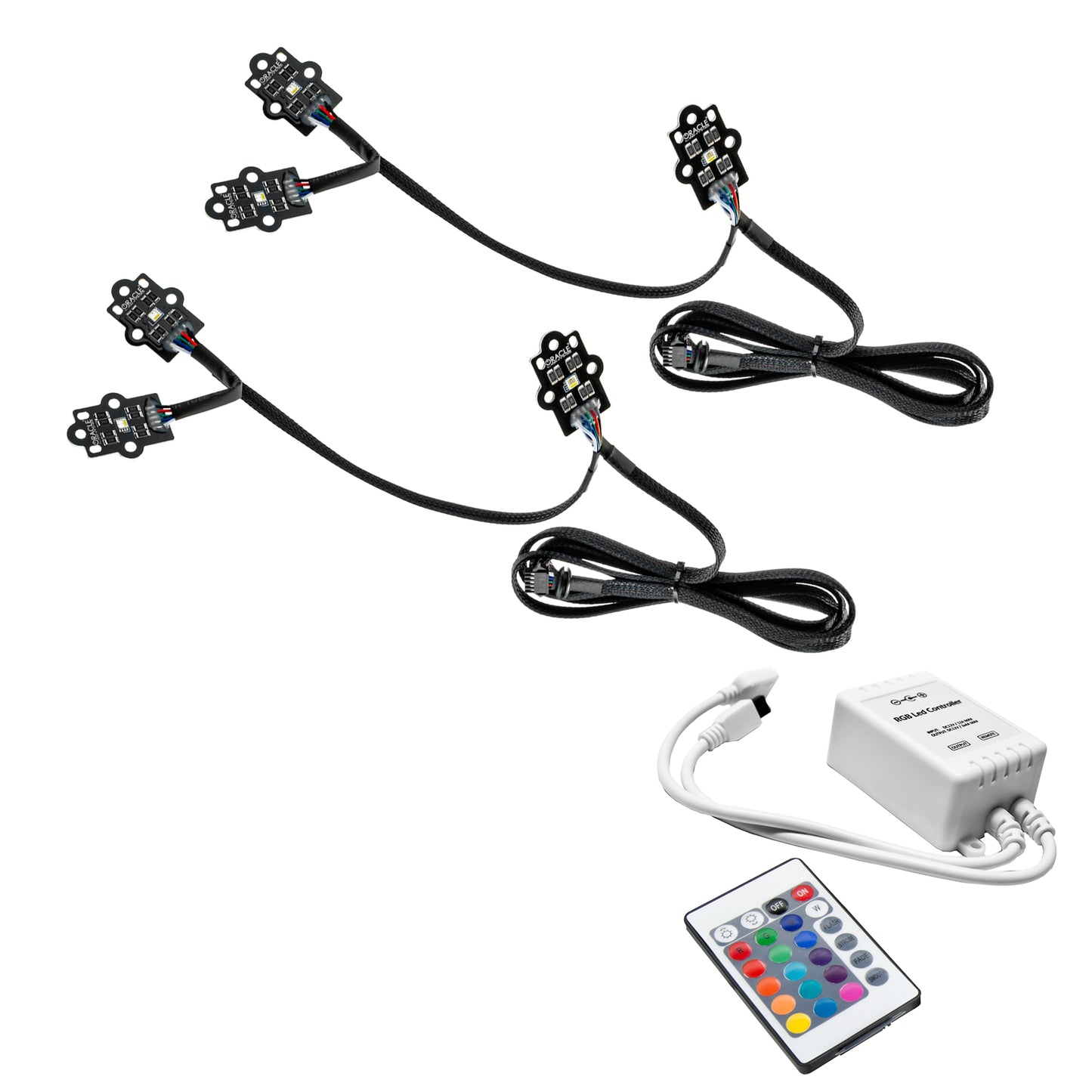 Oracle Lighting 2019-2020 GMC Sierra ORACLE ColorSHIFT RGB+W Headlight DRL Upgrade