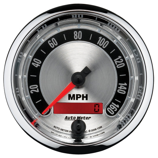 AutoMeter 3-3/8 in. SPEEDOMETER 0-160 MPH AMERICAN MUSCLE 1288