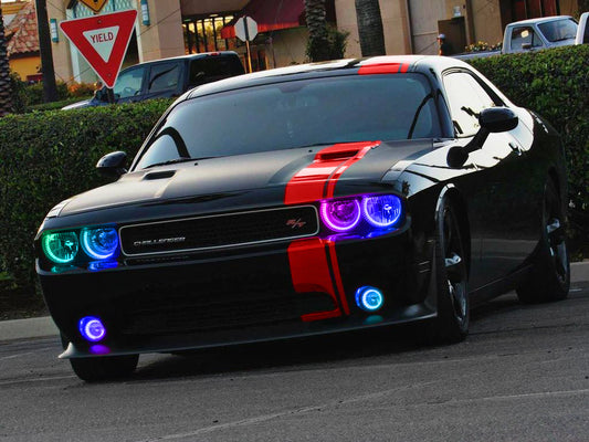 Oracle Lighting 1292-504 - Dodge Challenger 2008-2014 ORACLE LED Waterproof Halo Kit