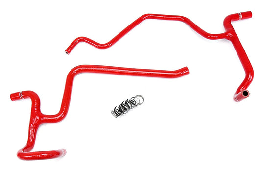 HPS Performance High Temp 3-ply Reinforced Silicone Replaces OEM Rubber Heater Coolant Hoses 57-1326H-RED