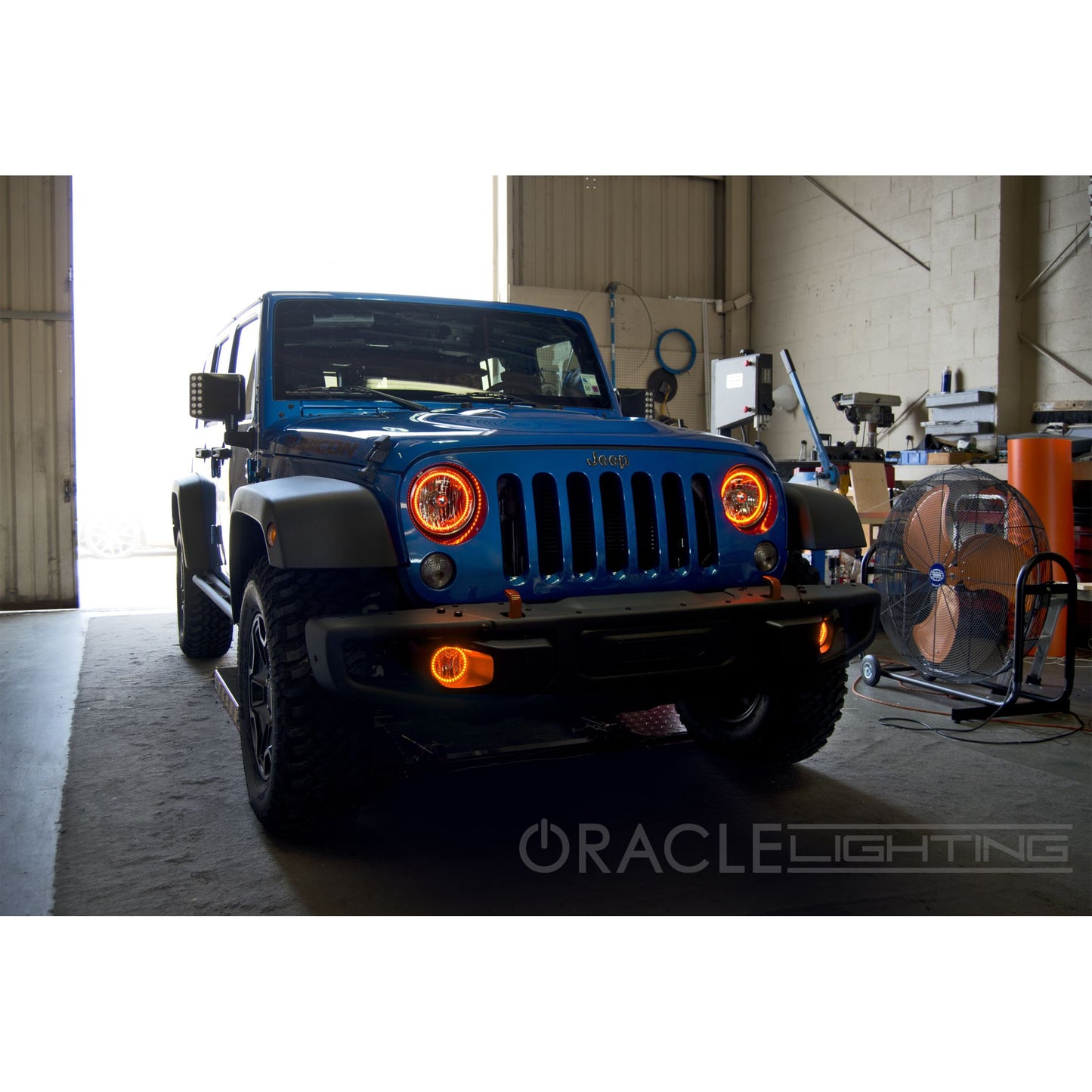 Oracle Lighting 3943-005 - Jeep Wrangler JK 2007-2017 ORACLE LED Waterproof Halo Kit