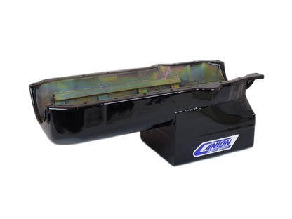 Canton 13-080TBLK Oil Pan Small Block Chevy 1986 And Newer Drag Race Pan