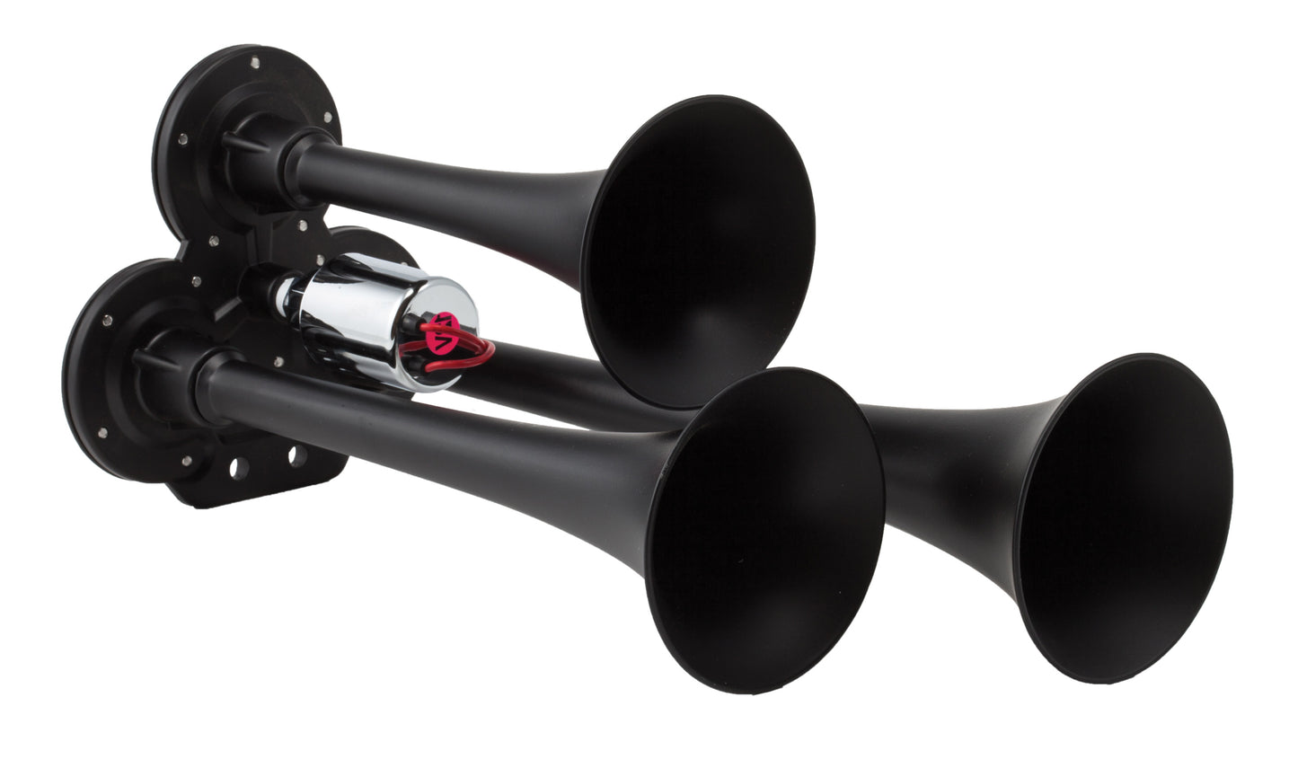 Kleinn Air Horns - 130-1 - Black Triple Air Horn