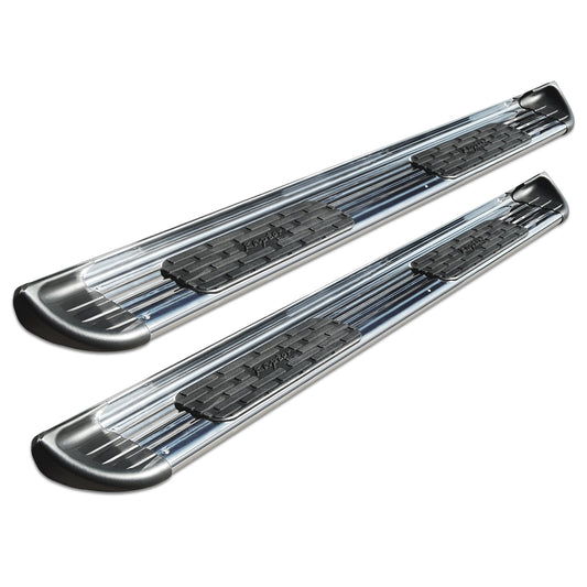 Raptor Series 7 in SSR Running Boards Polished Stainless Steel 1303-0096