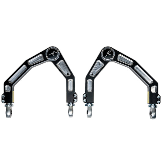 Raptor Series RSO Front Upper Control Arms Forged Billet Aluminum Black Anodized 1-4in Lift 130117-433800