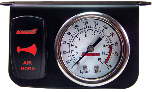 Kleinn Air Horns - 1303R - Panel Gauge W/ Rocker Horn Button