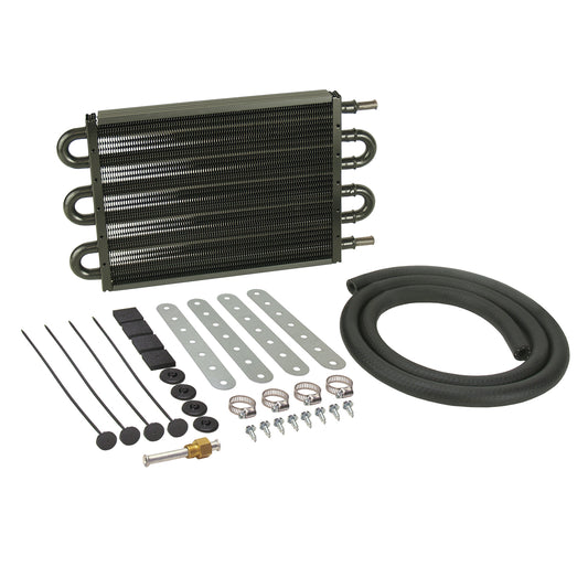 Derale 6 Pass 13" Series 7000 Copper/Alum Transmission Cooler Kit, Import/Small Truck 13106