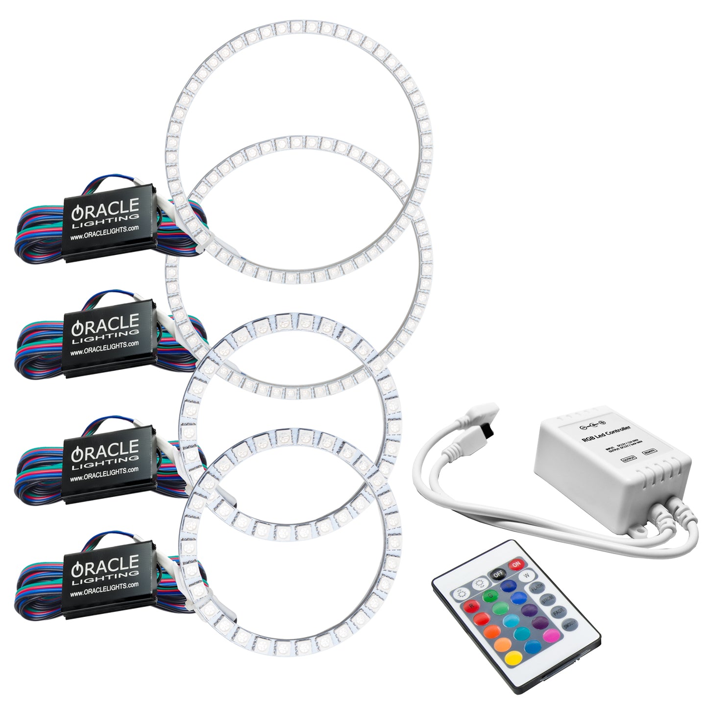 Oracle Lighting 1311-504 - BMW M3 Coupe 2008-2013 ORACLE ColorSHIFT Halo Kit - Projector