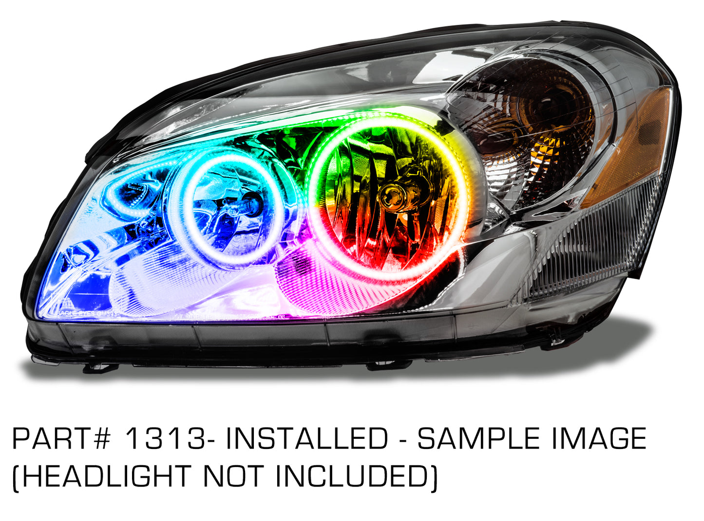 Oracle Lighting 1313-333 - Buick Lucerne 2006-2011 ORACLE ColorSHIFT Halo Kit