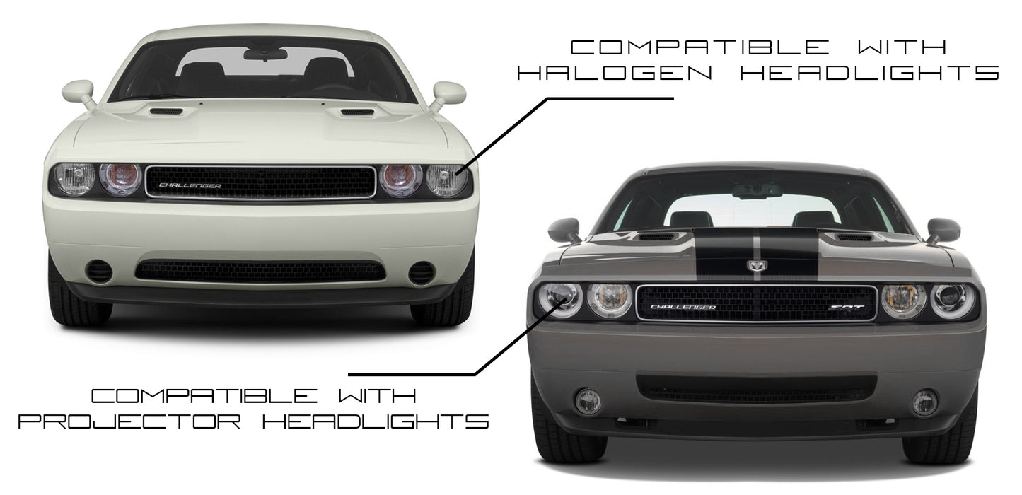 Oracle Lighting 1317-332 - Dodge Challenger 2008-2014 ORACLE Halo Kit - Dynamic ColorSHIFT