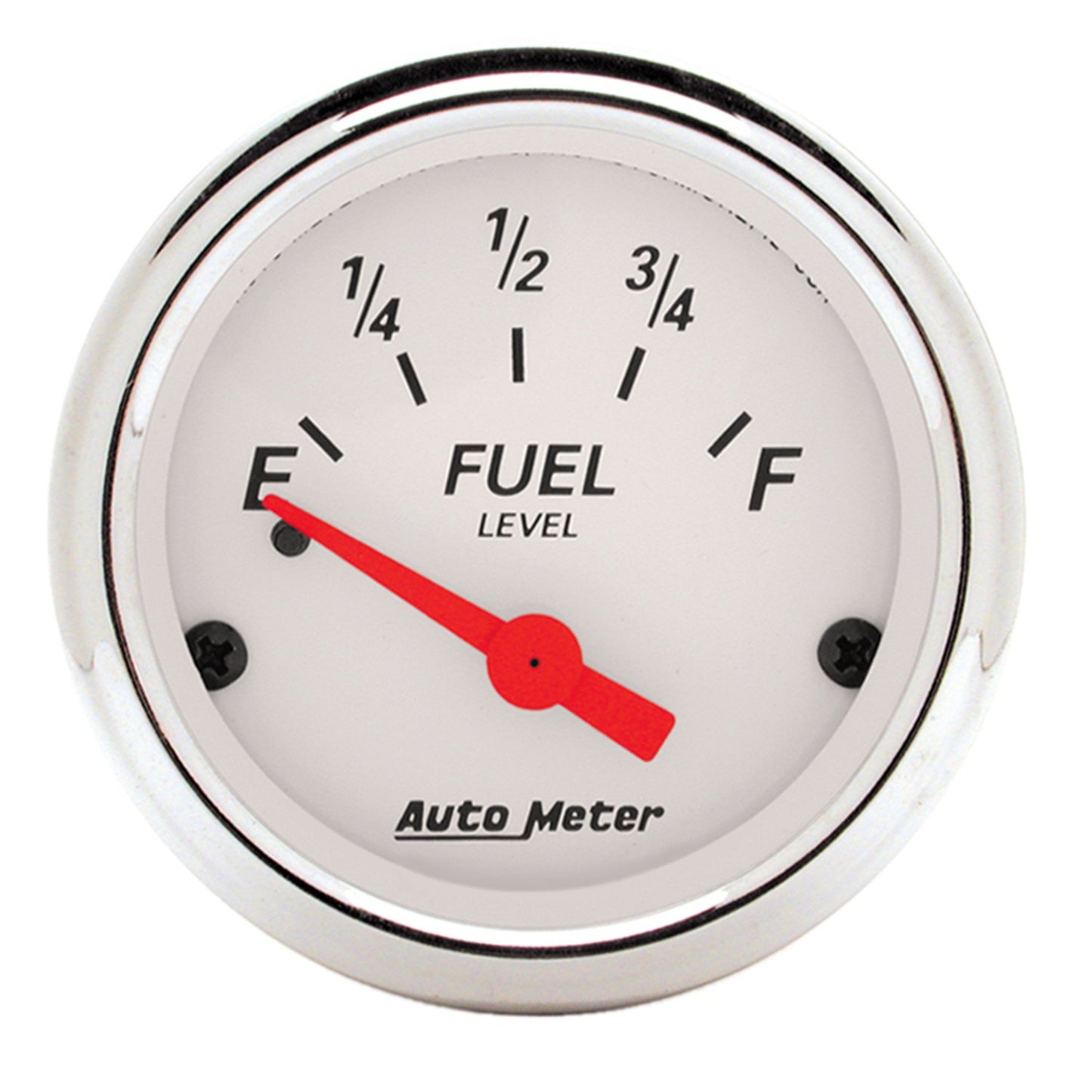 AutoMeter 2-1/16 in. FUEL LEVEL 0-30 O ARCTIC WHITE 1318