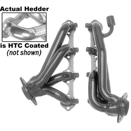 Hedman Hedders HTC COATED HEADERS; 1-1/2 IN. TUBE DIA.; STOCK COLL.; SHORTY DESIGN 86421