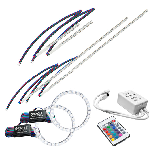 Oracle Lighting 1324-504 - Honda Ridgeline 2016-2018 ORACLE ColorSHIFT Halo + DRL Kit