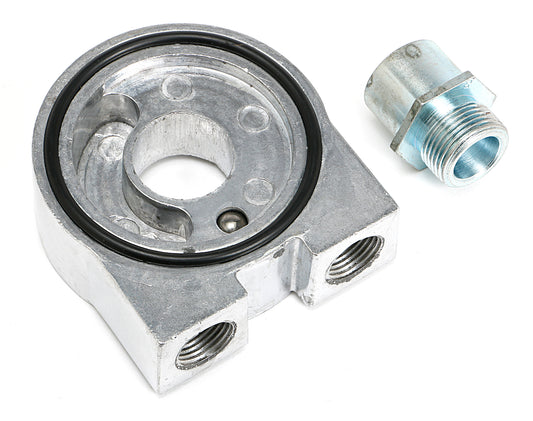 Trans-Dapt Performance Oil Cooler Sandwich Adapter; 2-1/2 In. I.D. And 2 3/4 In. O.D. Filter Flange; 22Mmx1.5 Thread Size 1327