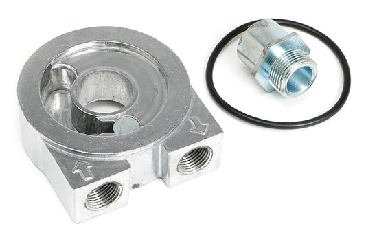 Trans-Dapt Performance Oil Cooler Sandwich Adapter; 2-1/2 In. I.D. And 2 3/4 In. O.D. Filter Flange; 22Mmx1.5 Thread Size 1327