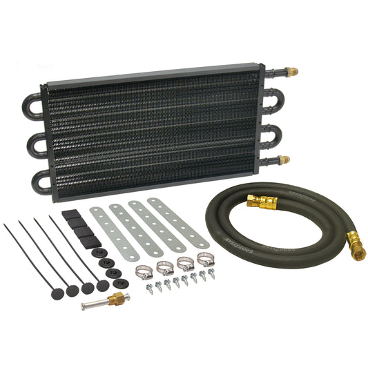 Derale 6 Pass 18" Series 7000 Copper/Aluminum Tube&Fin Transmission Cooler Kit, -6AN 13303