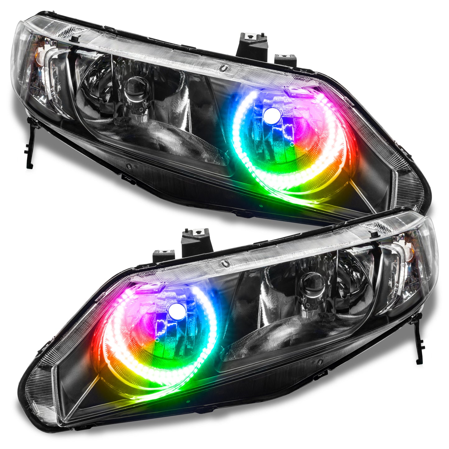 Oracle Lighting 1333-333 - Honda Civic Sedan 2006-2011 ORACLE ColorSHIFT Halo Kit