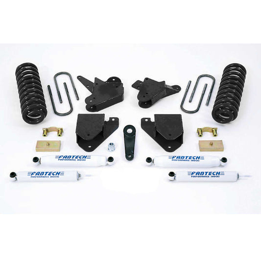 Fabtech 6" BASIC SYS W/PERF SHKS 99-00 FORD F250/350 2WD W/GAS & 6.0L DIESEL K2097