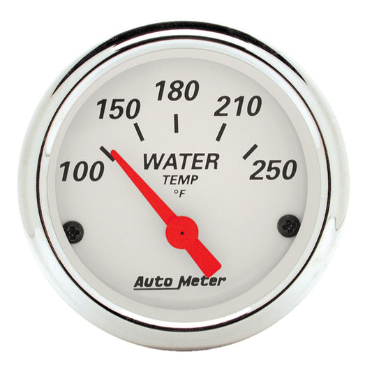 AutoMeter 2-1/16 in. WATER TEMPERATURE 100-250 Fahrenheit ARCTIC WHITE 1337