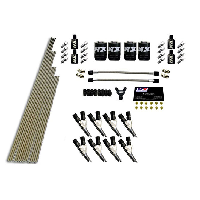 Nitrous Express 8-CYL STD NOZZLE INTAKE PLUMBING KIT (INCL. ALL NECESSARY HARDWARE) NX-13384