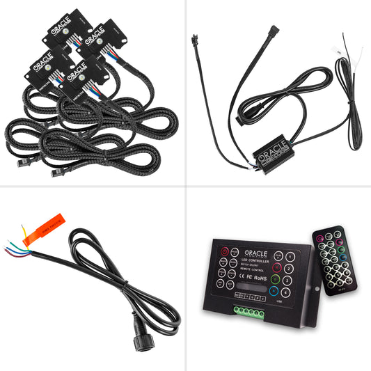 Oracle Lighting 1346-333 - Jeep Wrangler JL ORACLE ColorSHIFT RGB+W DRL Upgrade