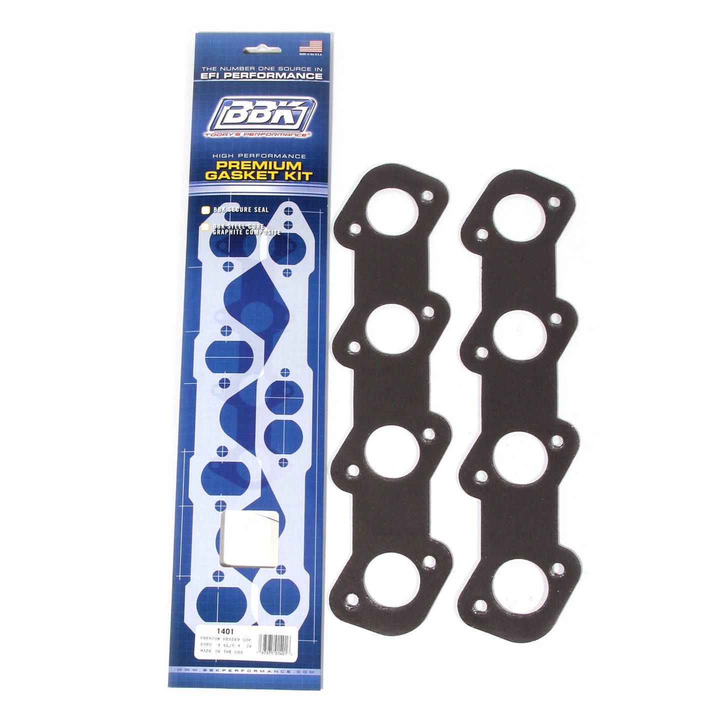 BBK PREMIUM HEADER GASKET SET FORD 4.6 / 5.4L-2V (PAIR) 1401