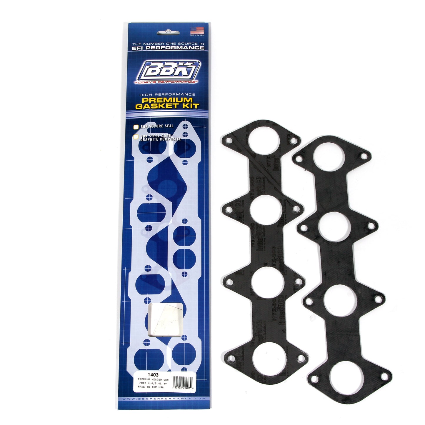 BBK PREMIUM HEADER GASKET SET FORD 4.6 / 5.4L-3V (PAIR) 1403