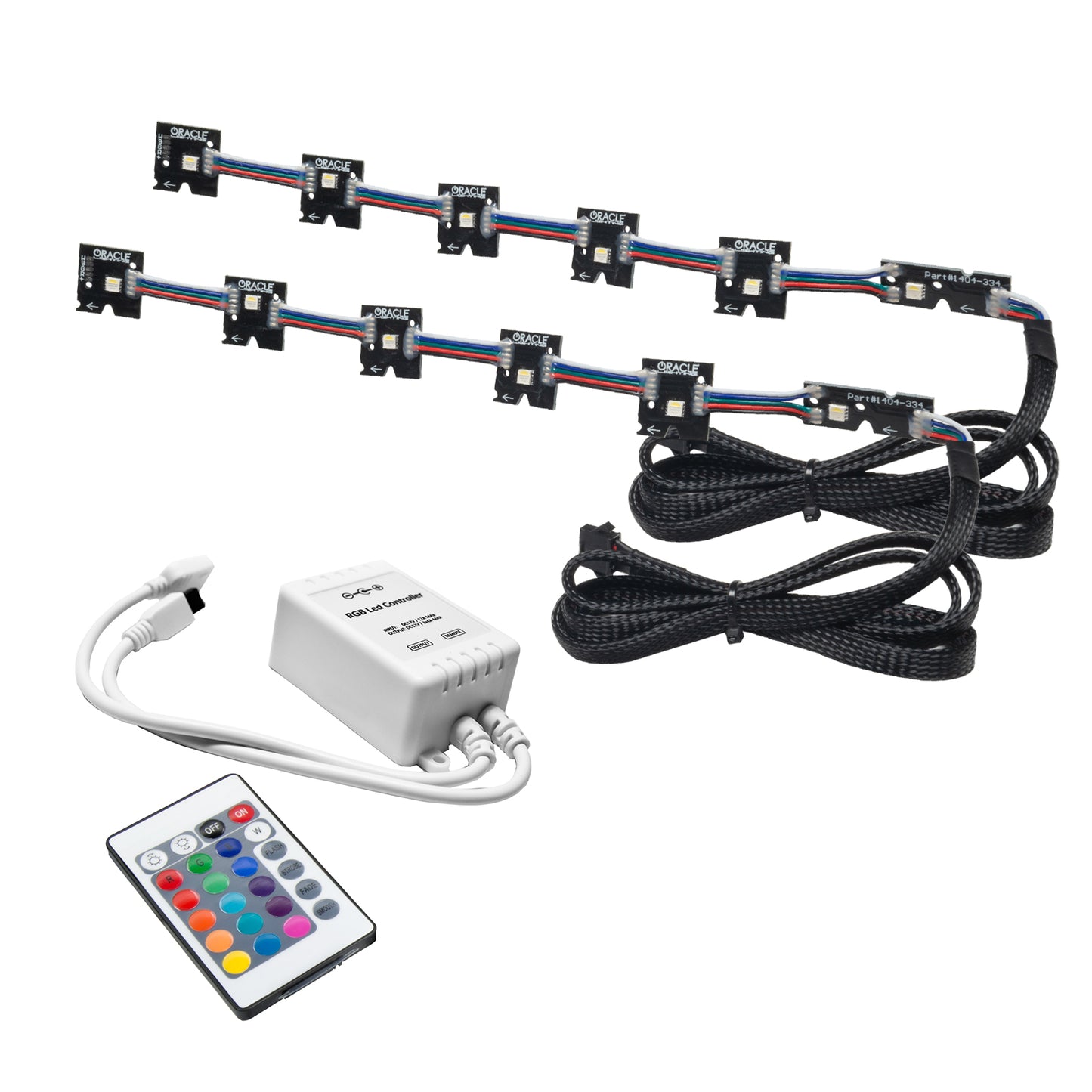 Oracle Lighting 1404-504 - 2014-2021 Infiniti Q50 ORACLE ColorSHIFT RGB+W Headlight DRL Upgrade