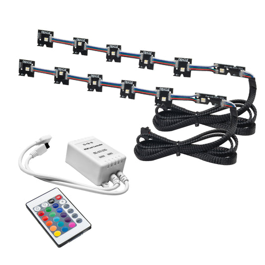 Oracle Lighting 1404-504 - 2014-2021 Infiniti Q50 ORACLE ColorSHIFT RGB+W Headlight DRL Upgrade