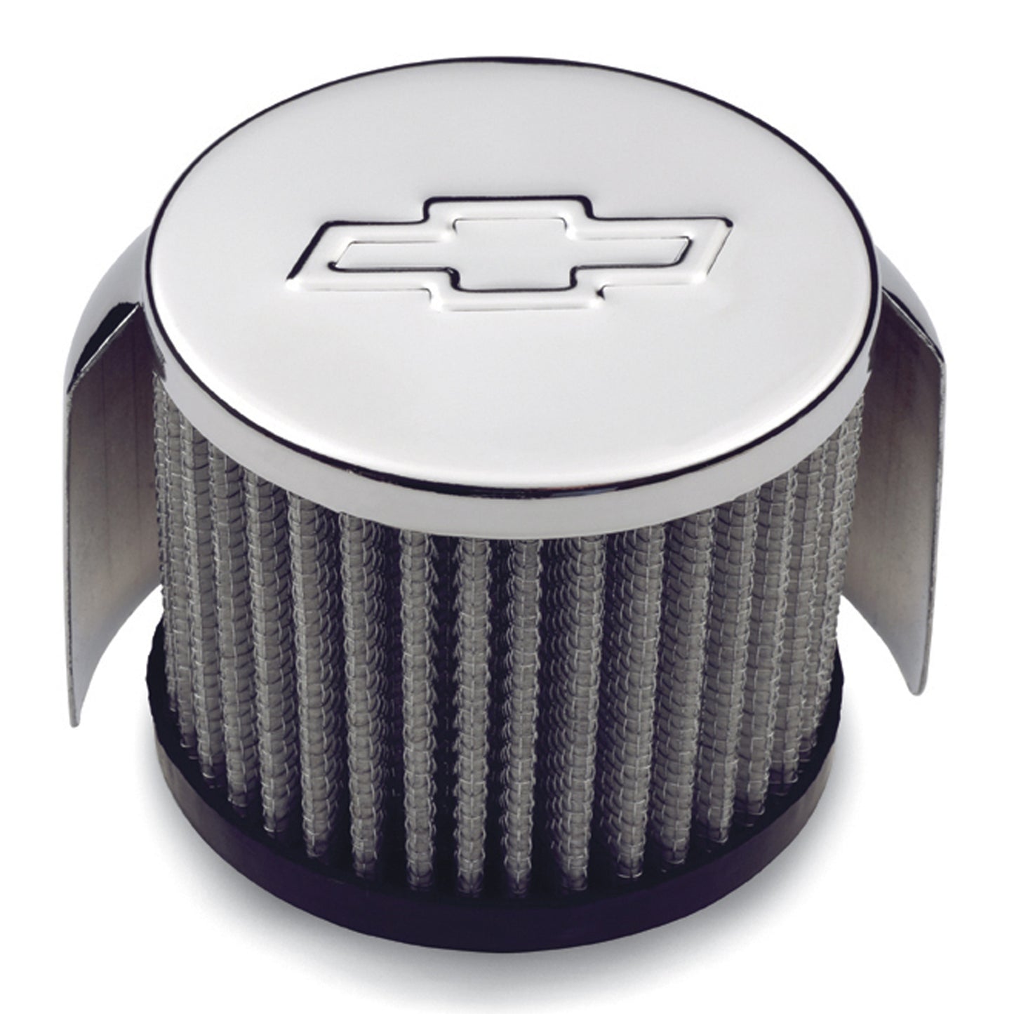 Proform Engine Valve Cover Breather Cap; Clamp-On Style; Bowtie Logo; 3 Inch Diameter 141-625