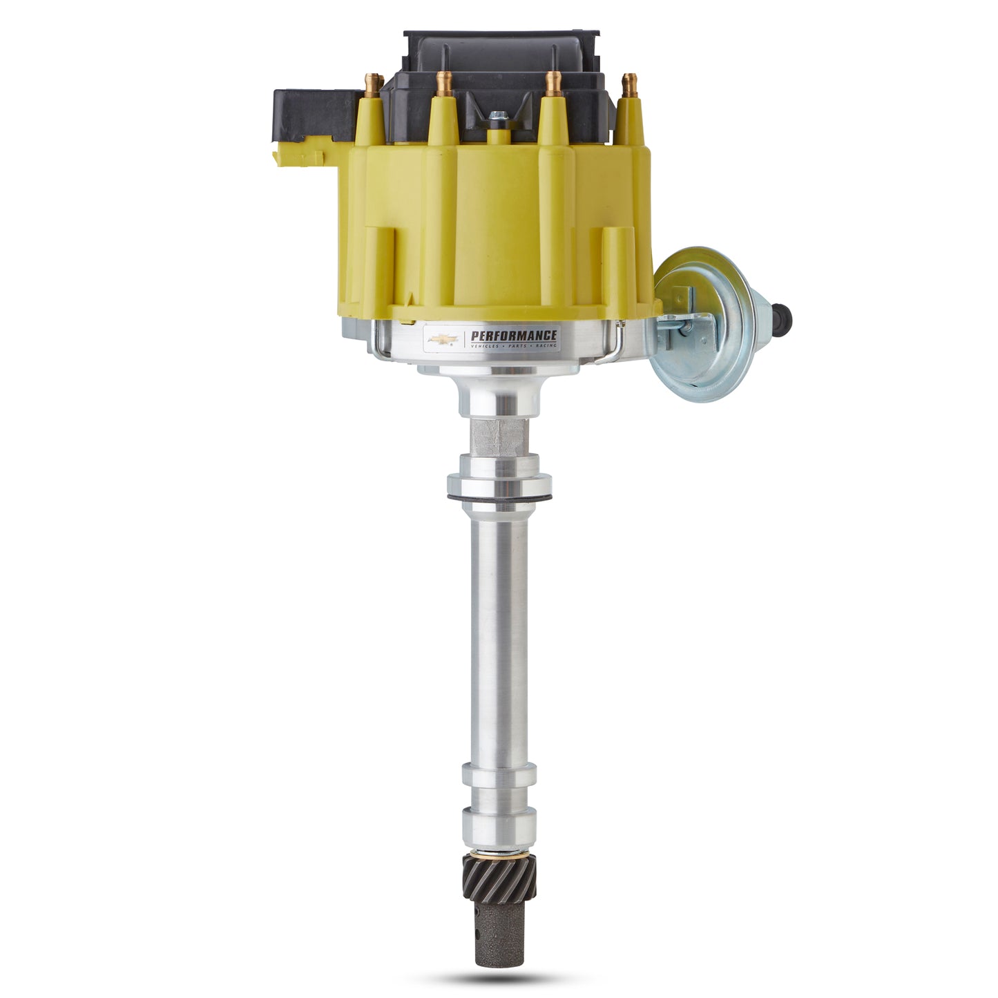 Proform HEI Distributor; Chevy Small and Big Block V8 ; Melonized Steel Gear; Yellow Cap 141-681
