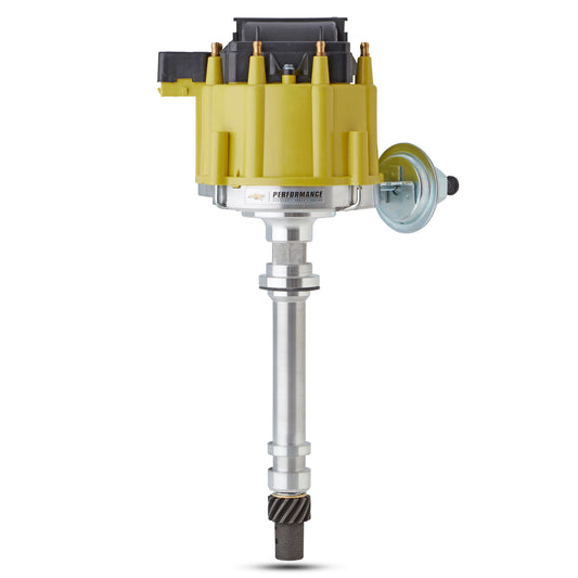 Proform HEI Distributor; Chevy Small and Big Block V8 ; Melonized Steel Gear; Yellow Cap 141-681