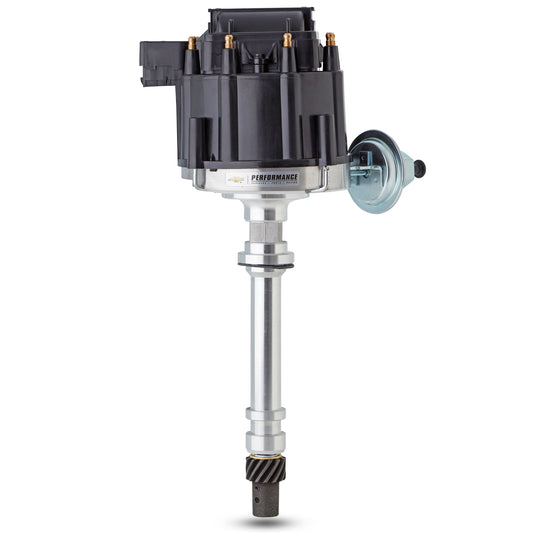 Proform HEI Distributor; Chevy Small and Big Block V8 ; Melonized Steel Gear; Black Cap 141-682