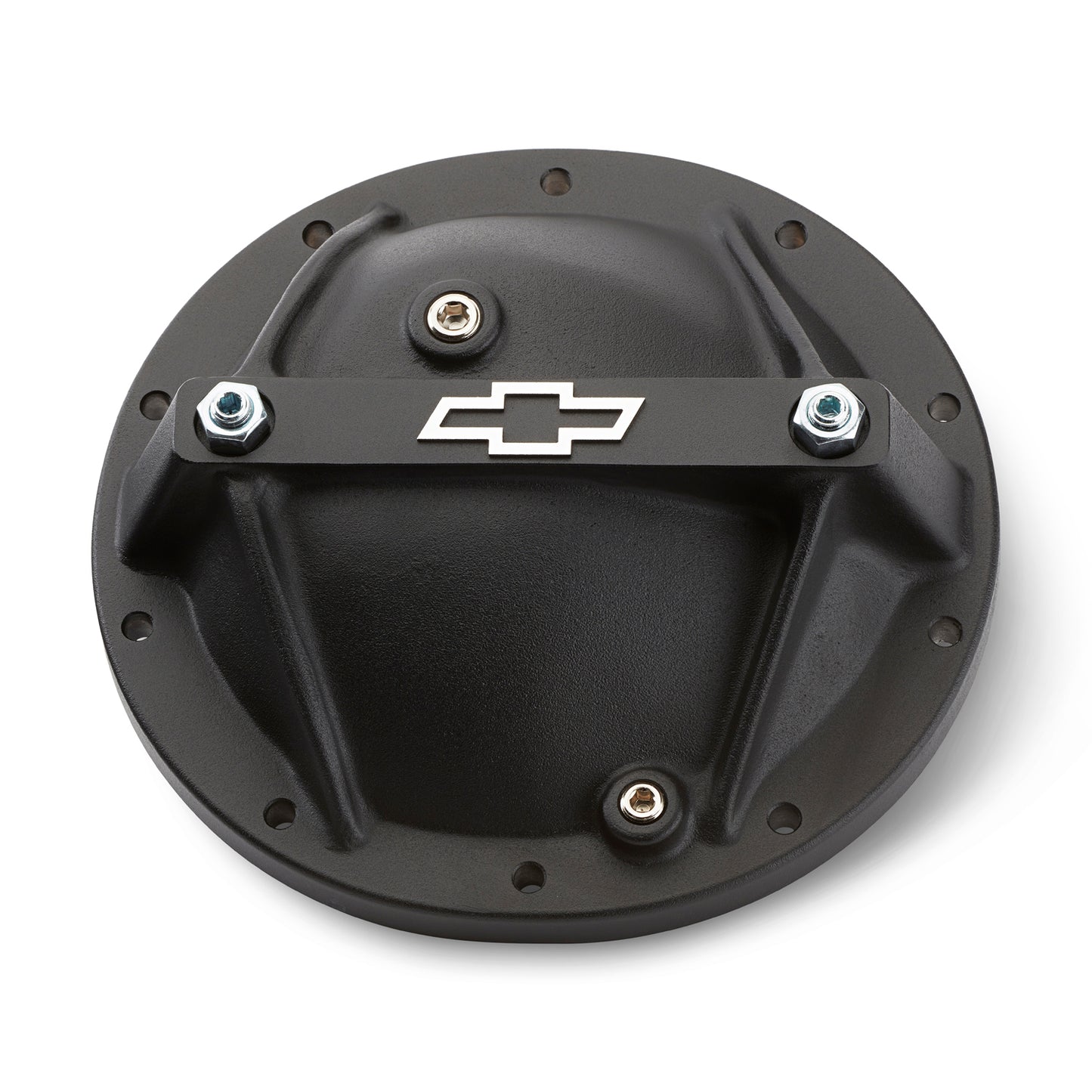 Proform Differential Cover; Bowtie Emblem Model; GM 10 Bolt 8.2/8.5; Alum; Black Crinkle 141-696