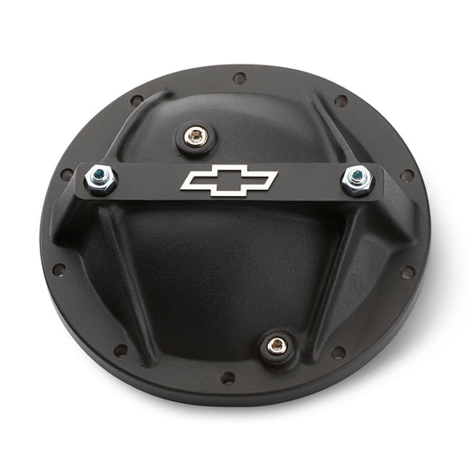 Proform Differential Cover; Bowtie Emblem Model; GM 10 Bolt 8.2/8.5; Alum; Black Crinkle 141-696