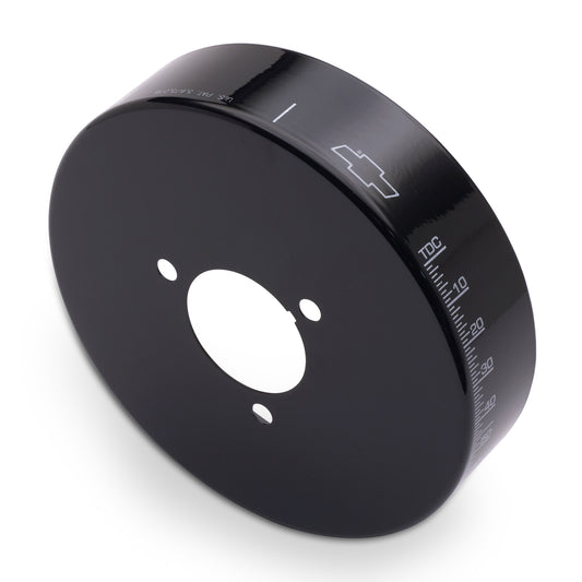 Proform Engine Harmonic Balancer Cover; For SB Chevy using 6-3/4 In. Damper; Black 141-727