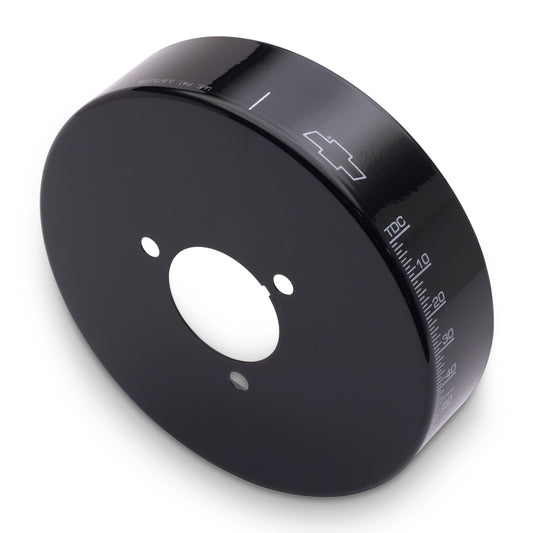 Proform Engine Harmonic Balancer Cover; For SB Chevy using 8 Inch Damper; Black 141-728