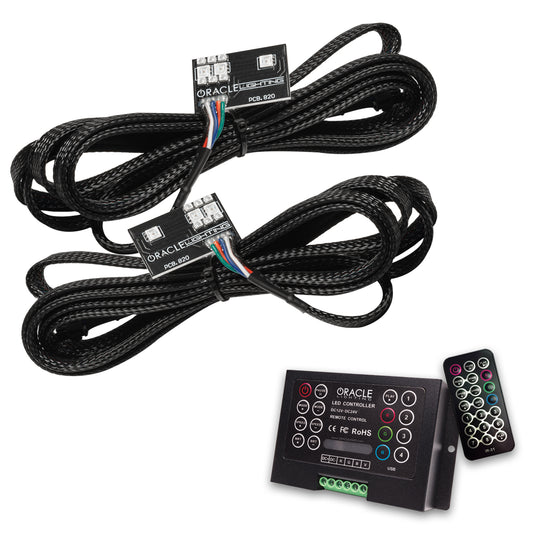 Oracle Lighting 1442-333 - 2020-2021 Chevrolet C8 Corvette ORACLE ColorSHIFT RGB+A LED Headlight DRL Upgrade